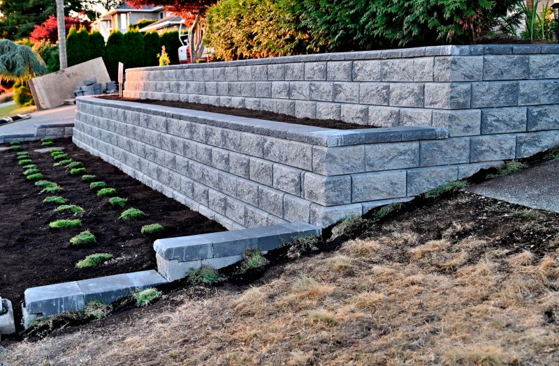 Concrete Retaining Wall Installation