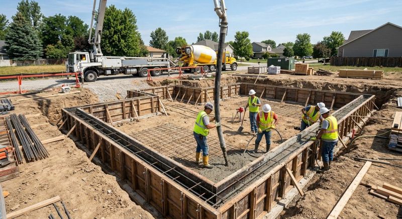 Foundation Wall Installation in Fredericksburg, VA